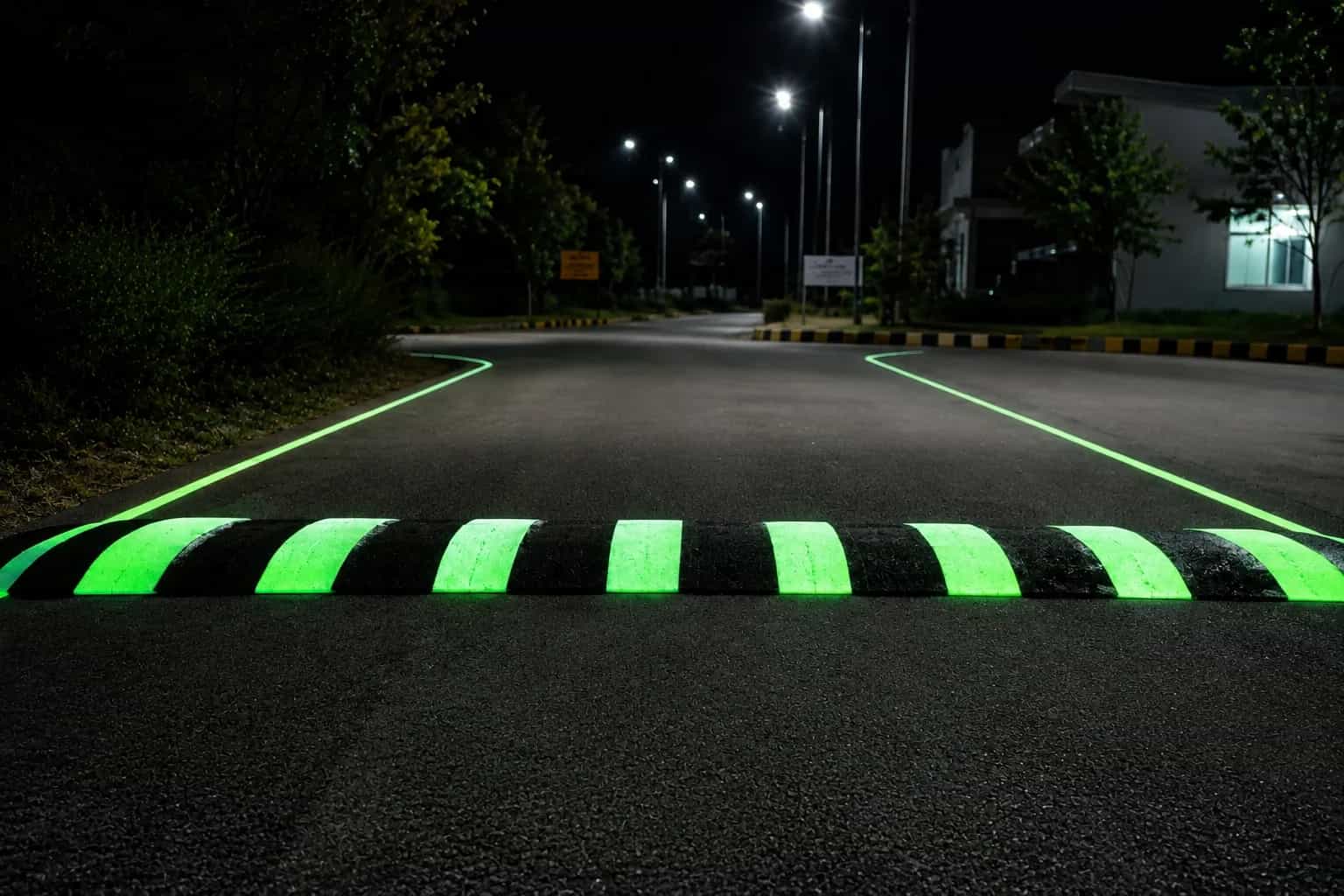 Glow in the dark speed breaker marking — YNM Safety