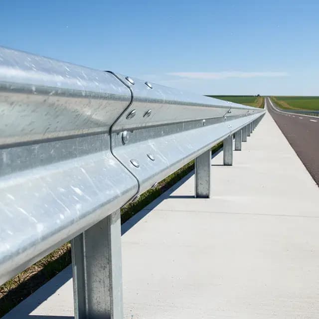 W Beam Crash Barrier - YNM Safety | Hot Thermoplastic Paint Manufacturers India - Image 2
