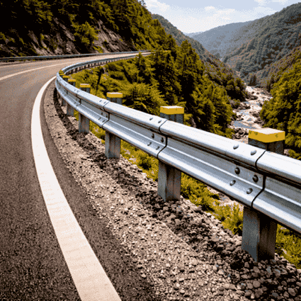 W Beam Crash Barrier - YNM Safety | Hot Thermoplastic Paint Manufacturers India - Image 6