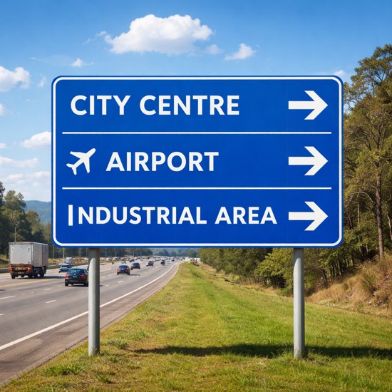 Informatory Sign Board - Best Hot Thermoplastic Paint Manufacturers in Hyderabad India | YNM Safety Premium Road Safety Products | Cold Plastic Paint & Metal Beam Crash Barriers Telangana